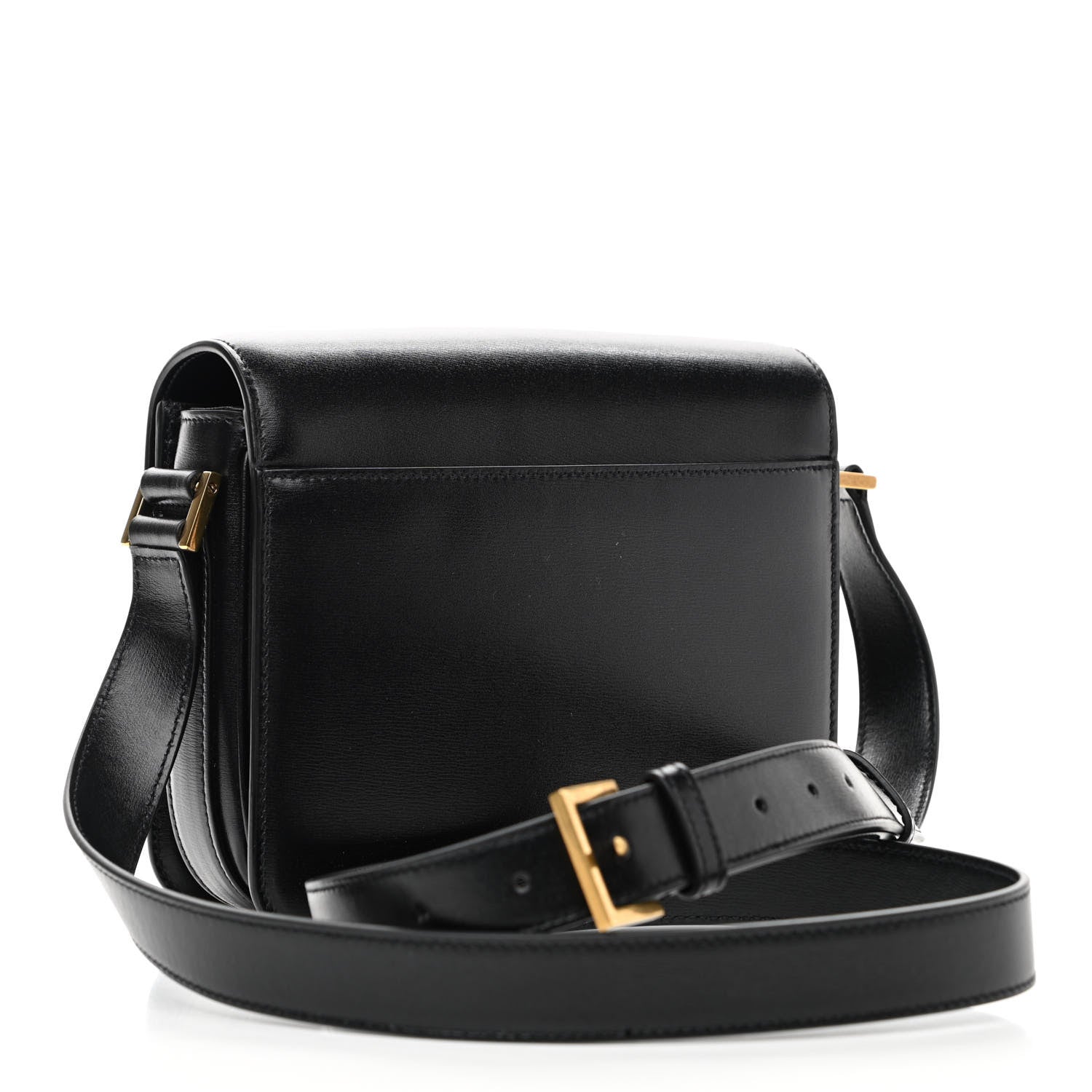 Saint Laurent Calfskin Le 61 Shoulder Bag Black 2 of 10