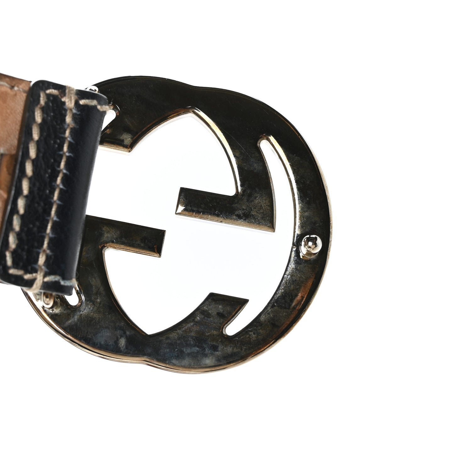 Calfskin Web Interlocking G Belt 85 34 Blue