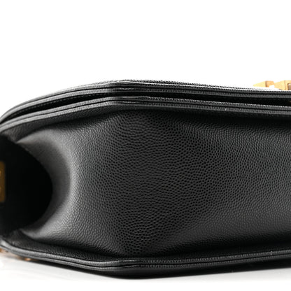 Chanel Caviar Quilted Medium Boy Flap Black 9 of 11