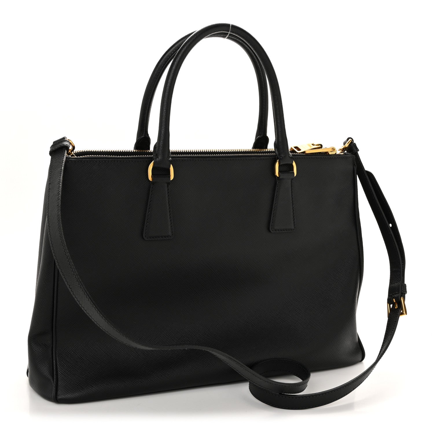 Prada Saffiano Lux Medium Galleria Double Zip Tote Black 4 of 14