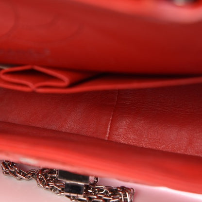 Chanel Aged Glazed Calfskin Quilted 2.55 Reissue 226 Flap Red 13 of 14