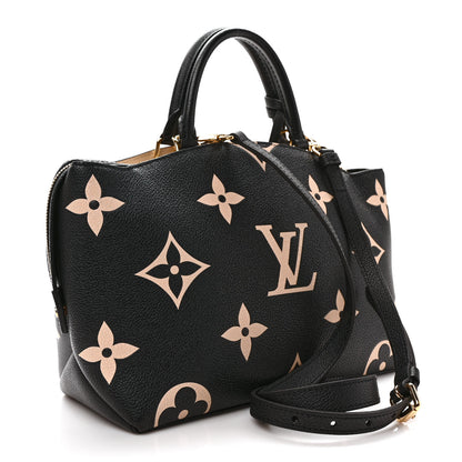Louis Vuitton Empreinte Monogram Giant Petit Palais Black Beige 3 of 10