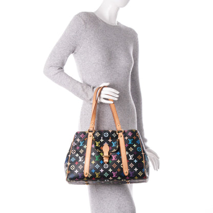 Louis Vuitton Monogram Multicolor Aurelia MM Black 2 of 8