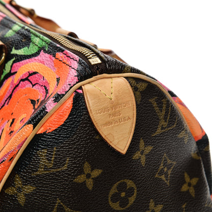 Louis Vuitton Monogram Roses Speedy 30 9 of 10