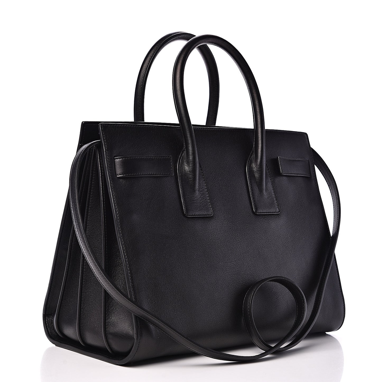 Calfskin Small Sac De Jour Black