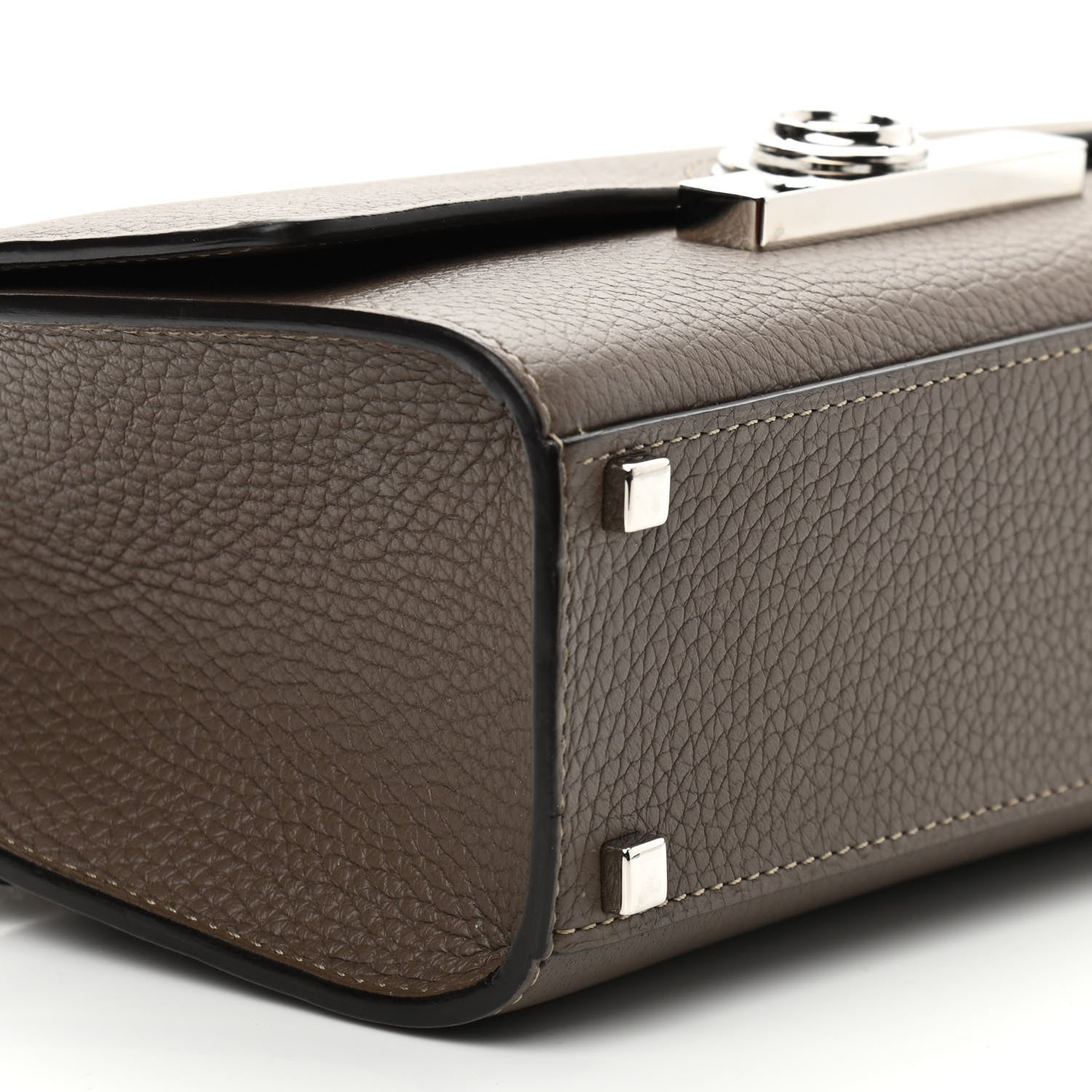 Moynat Taurillon Blush Rejane BB Taupe 5 of 9