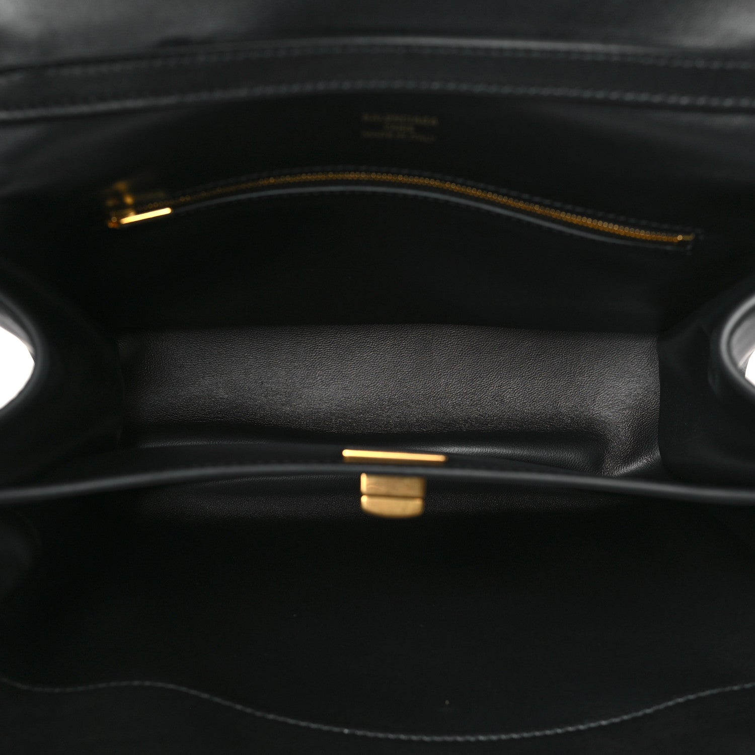 Balenciaga Natural Smooth Calfskin Small Rodeo Top Handle Handbag Black 5 of 10