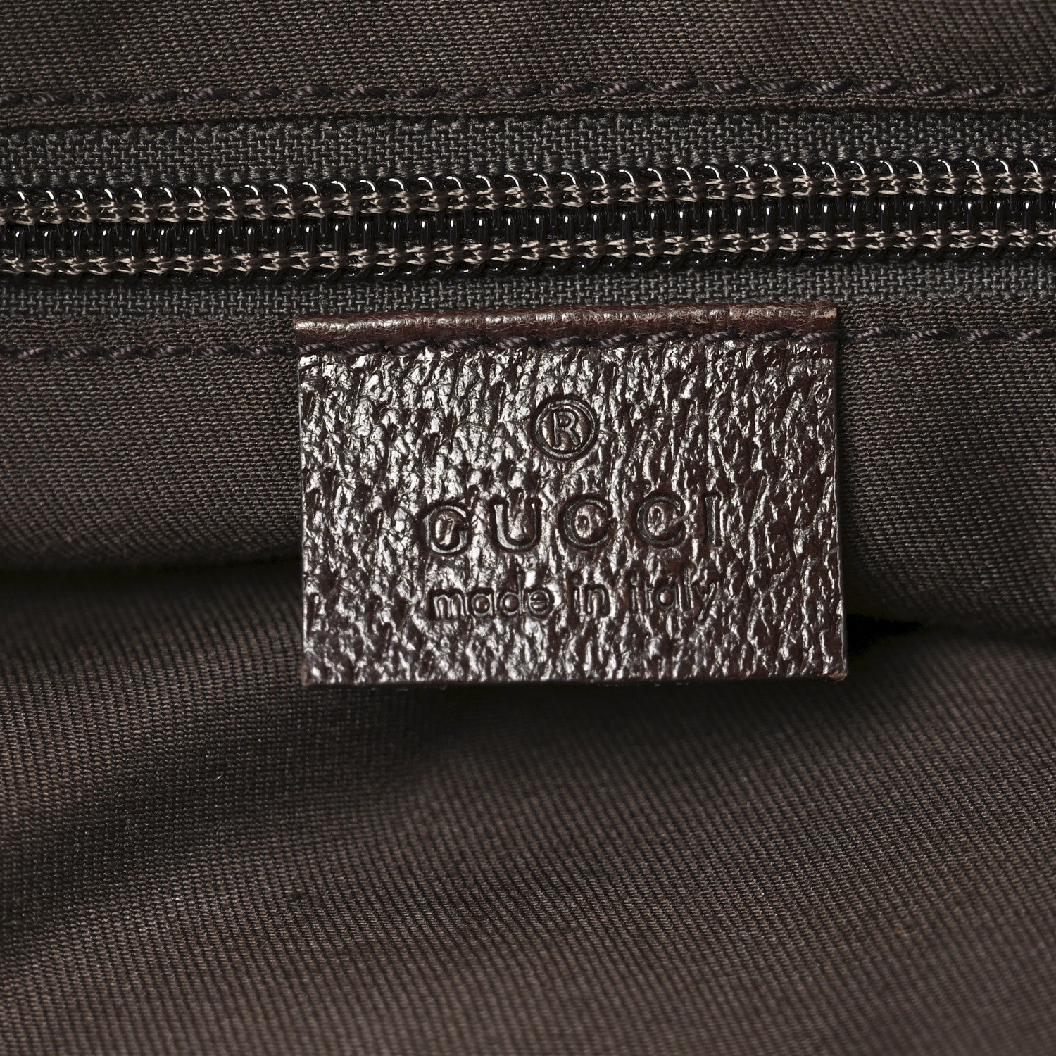 Gucci GG Monogram Medium Web Handle Double Pocket Tote Brown 6 of 10