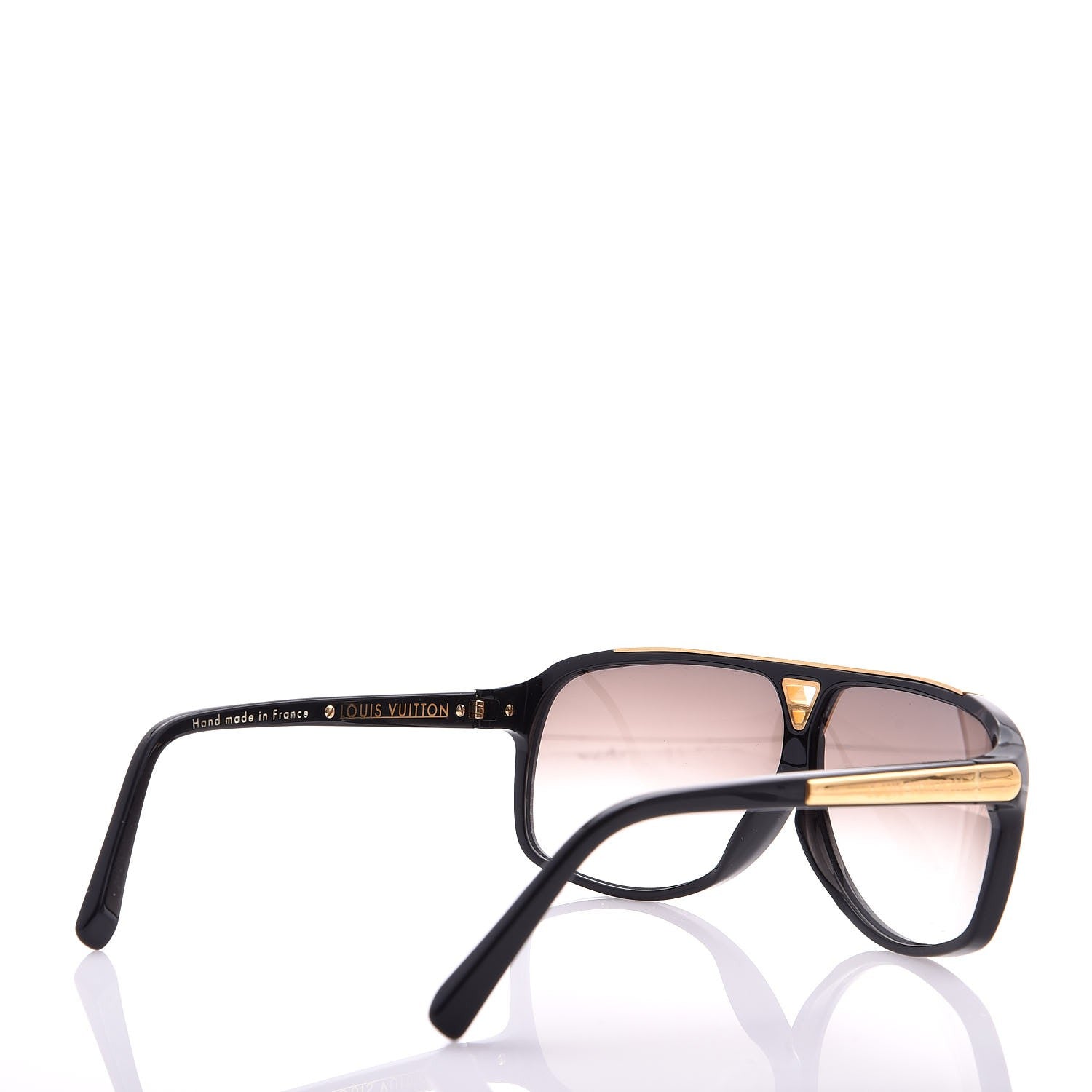 Louis Vuitton Acetate Evidence Sunglasses Z0105E Black 4 of 7