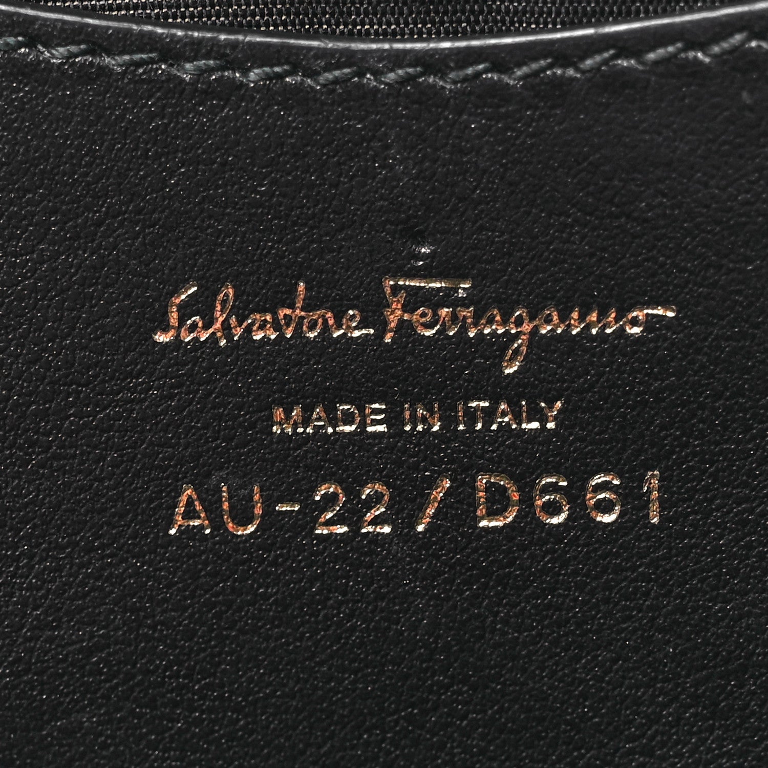 Salvatore Ferragamo Calfskin Quilted Gancini Belt Bag Black 6 of 15