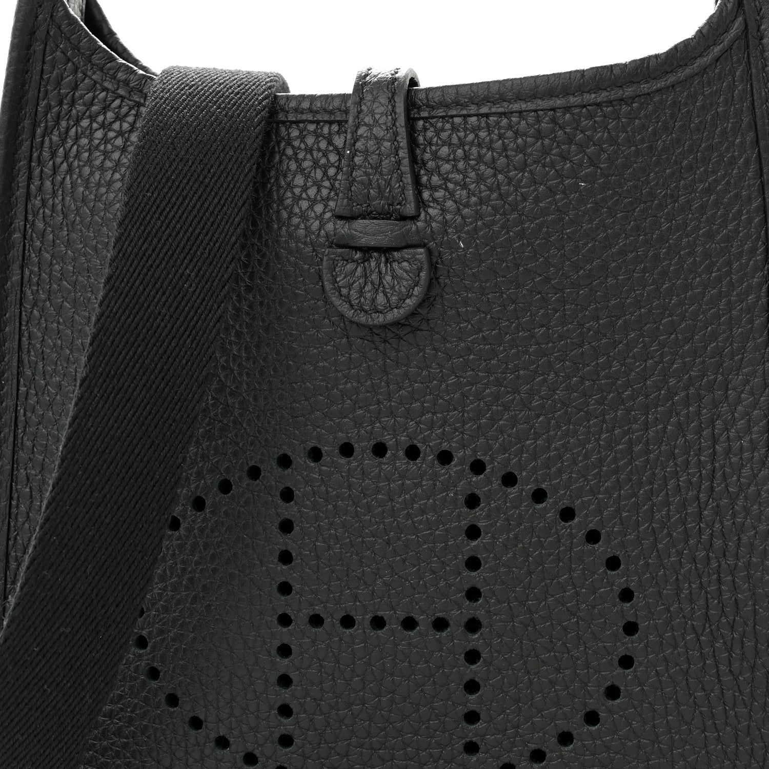 Hermes Taurillon Clemence Evelyne TPM Black 8 of 11