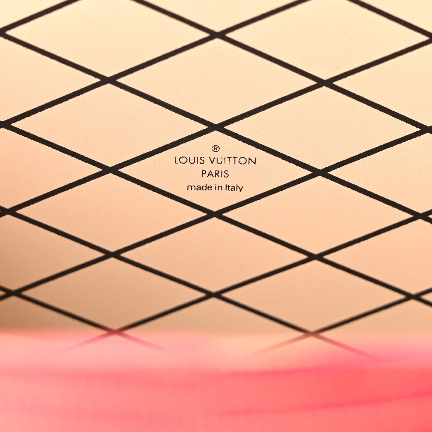 Metalic Lizard Petite Malle Pink