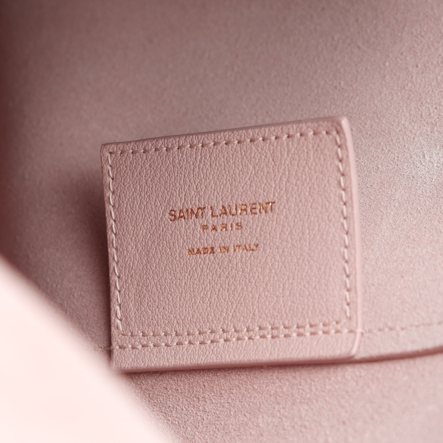 Saint Laurent Calfskin Large Shopping Tote Pale Blush 6 of 9