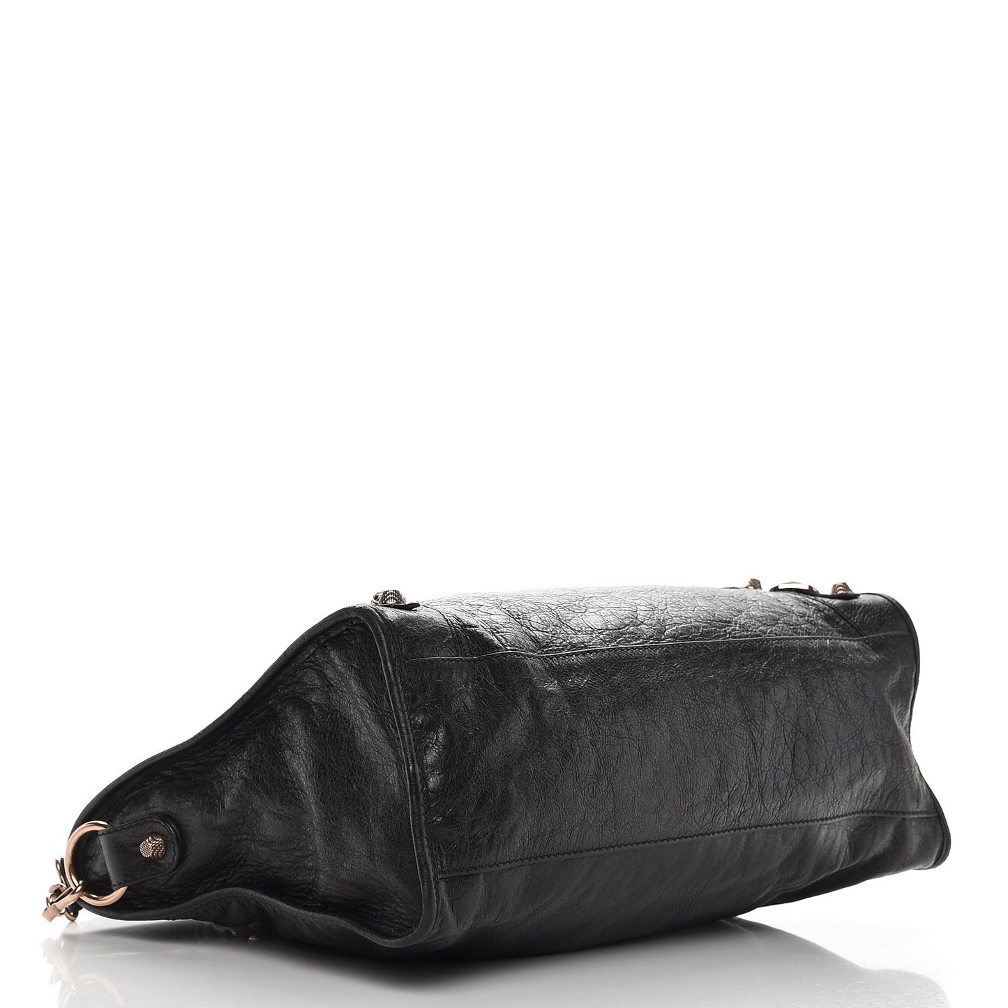 Agneau Giant 12 Rose Gold Hardware City Black