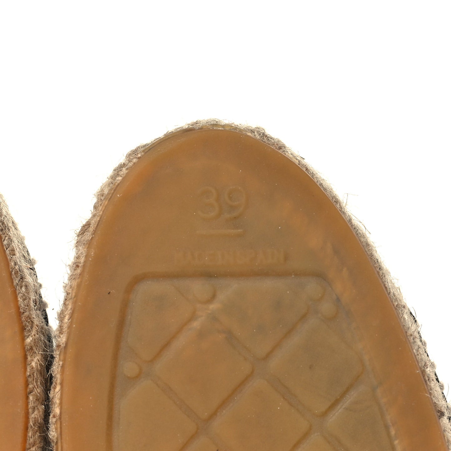 Lambskin CC Espadrilles 39 Black