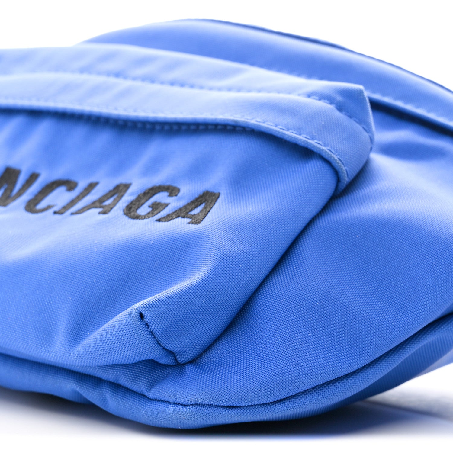 Balenciaga Sport Nylon Logo Embroidered Wheel Beltpack Electric Blue Black 10 of 10