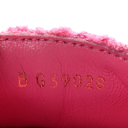 Chanel Tweed Grosgrain CC Espadrilles 36 Pink Black 6 of 8