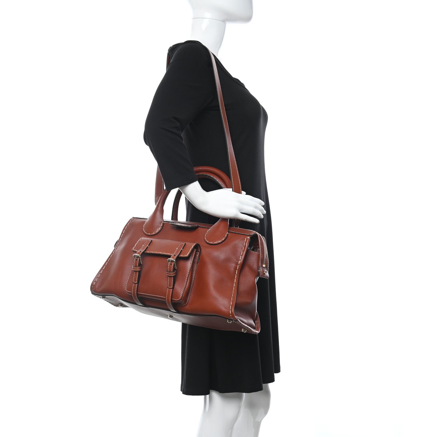 Chloe Buffalo Medium Edith Sepia Brown 2 of 10