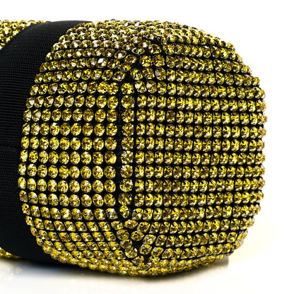 Alexander Wang Mesh Crystal Rhinestone Mini Cruiser Duffle Lemon 9 of 11