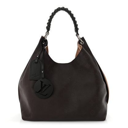 Louis Vuitton Mahina Carmel Hobo Chocolate 1 of 11