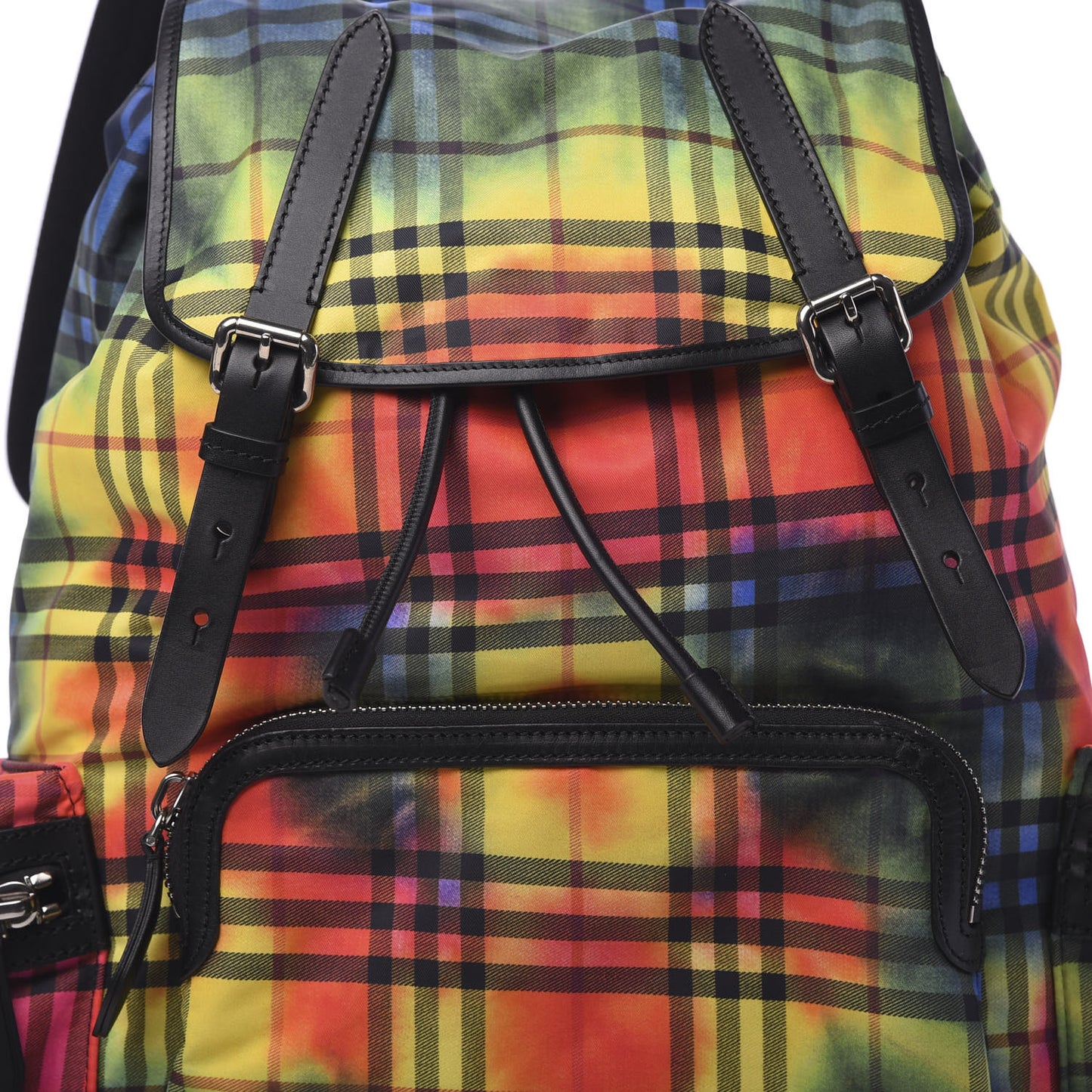 Nylon Tie Dye Large Rucksack Backpack Multicolor