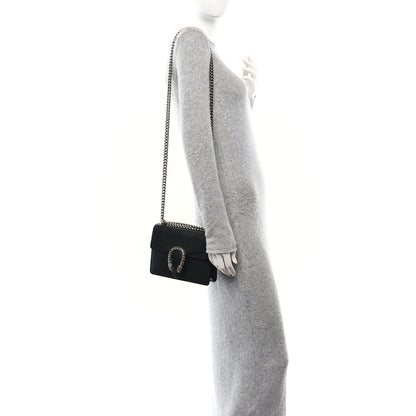 Gucci Calfskin Mini Dionysus Shoulder Bag Black 2 of 11