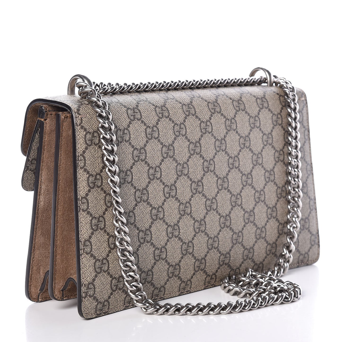 GG Supreme Monogram Small Dionysus Shoulder Bag Taupe
