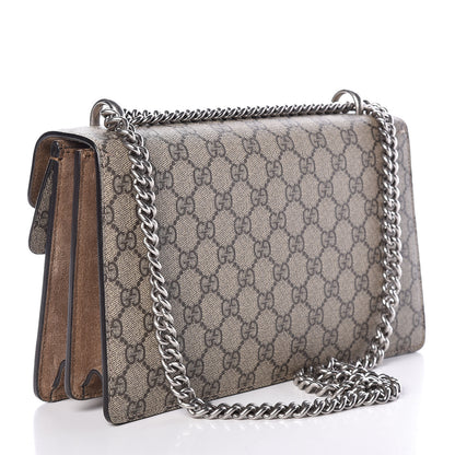 Gucci GG Supreme Monogram Small Dionysus Shoulder Bag Taupe 3 of 12