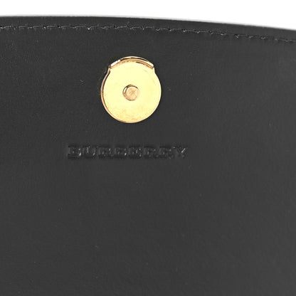 Burberry Grainy Calfskin House Check Henley Wallet On Chain Black 6 of 8