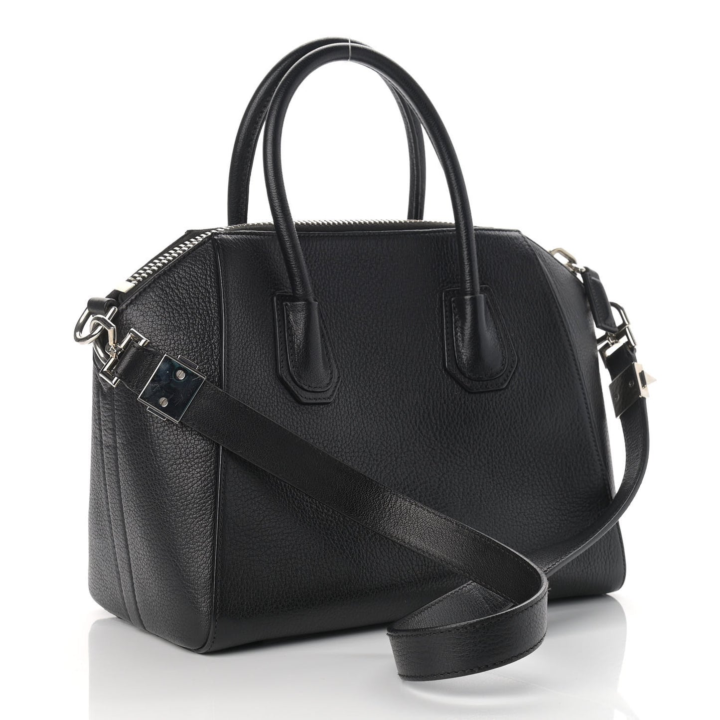 Sugar Goatskin Small Antigona Black