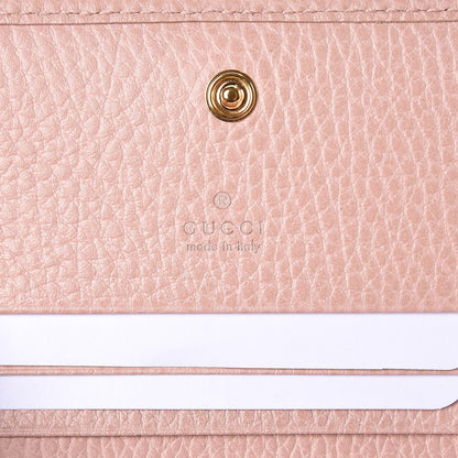 Gucci Dollar Calfskin GG Marmont Card Case Perfect Pink 6 of 8