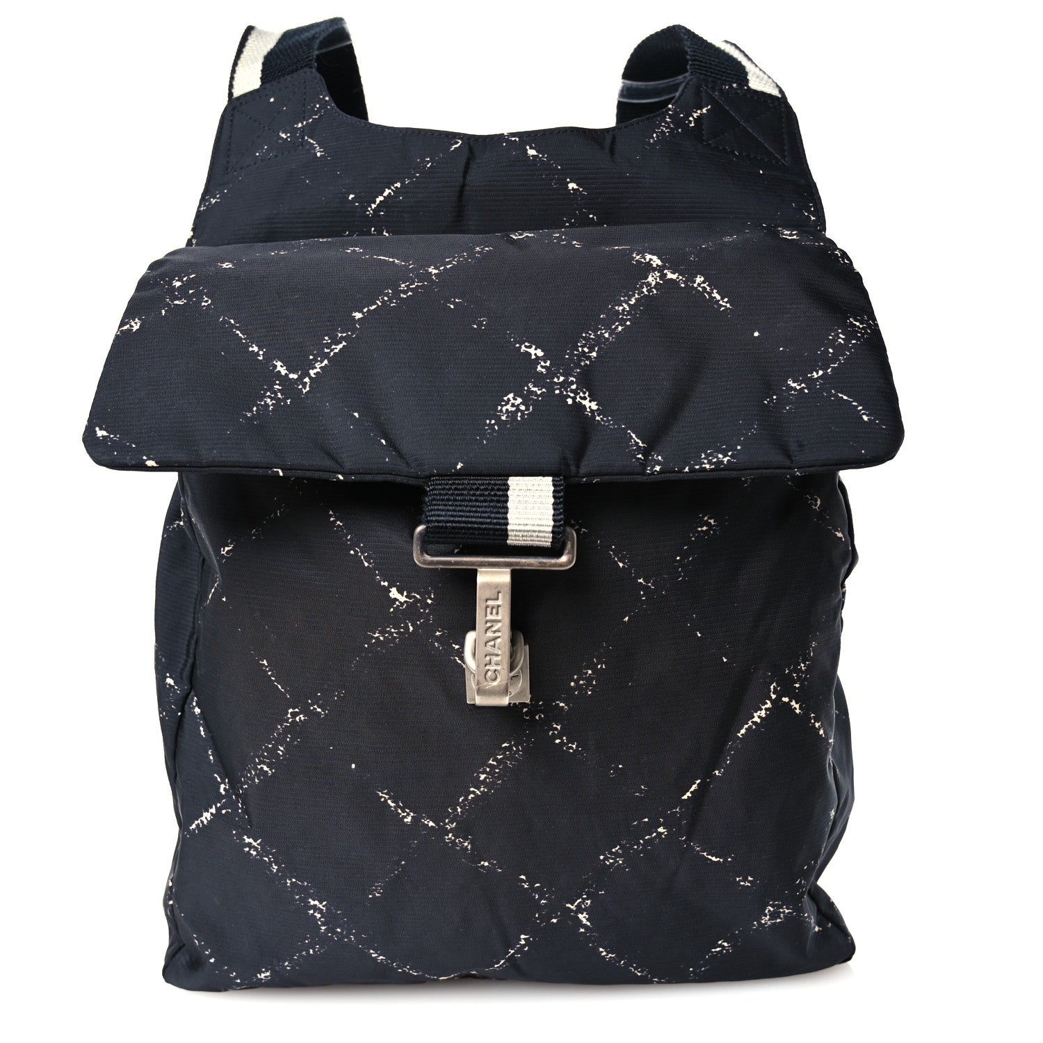 Chanel Nylon Travel Backpack Black 9 of 11