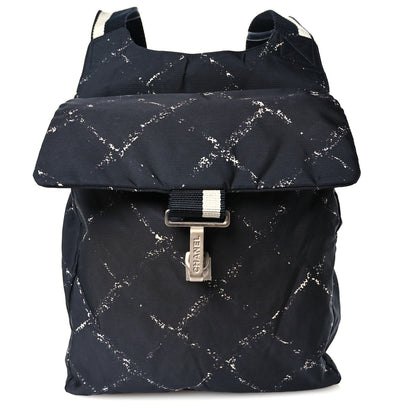 Chanel Nylon Travel Backpack Black 9 of 11
