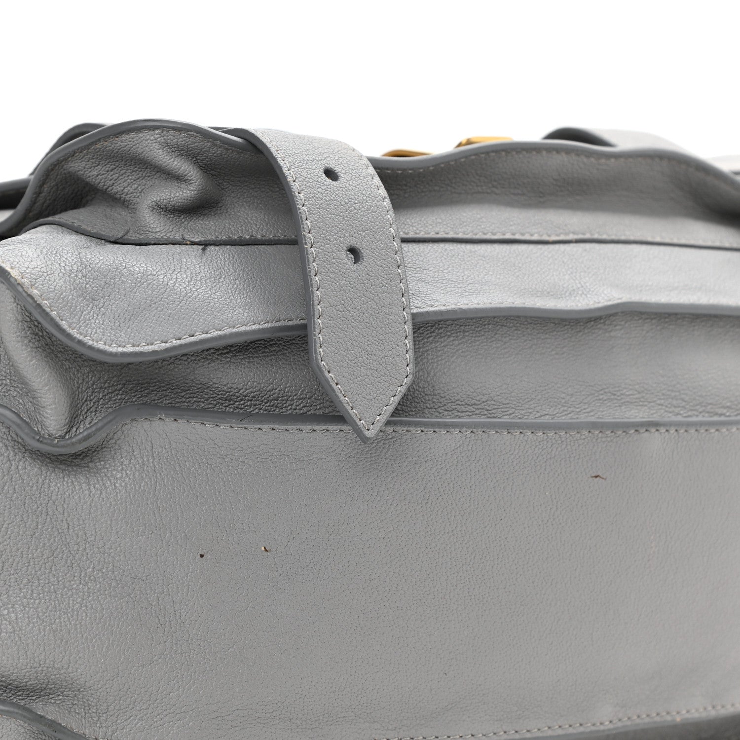 Proenza Schouler Lambskin Medium PS1 Satchel Concrete Grey 10 of 11