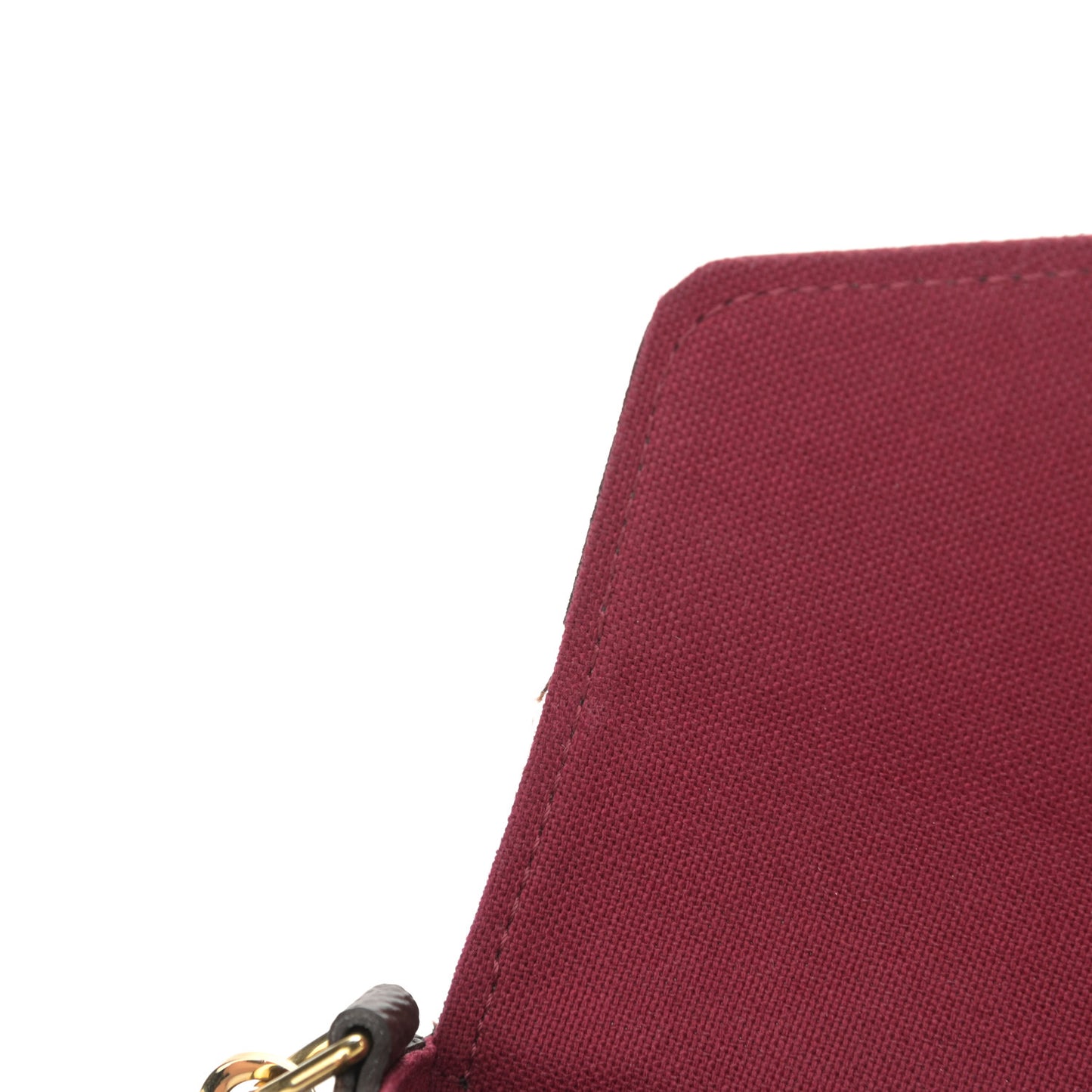 Monogram Pochette Felicie Chain Wallet Fuchsia