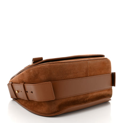Tom Ford Suede Jennifer Saddle Bag Tobacco 4 of 9
