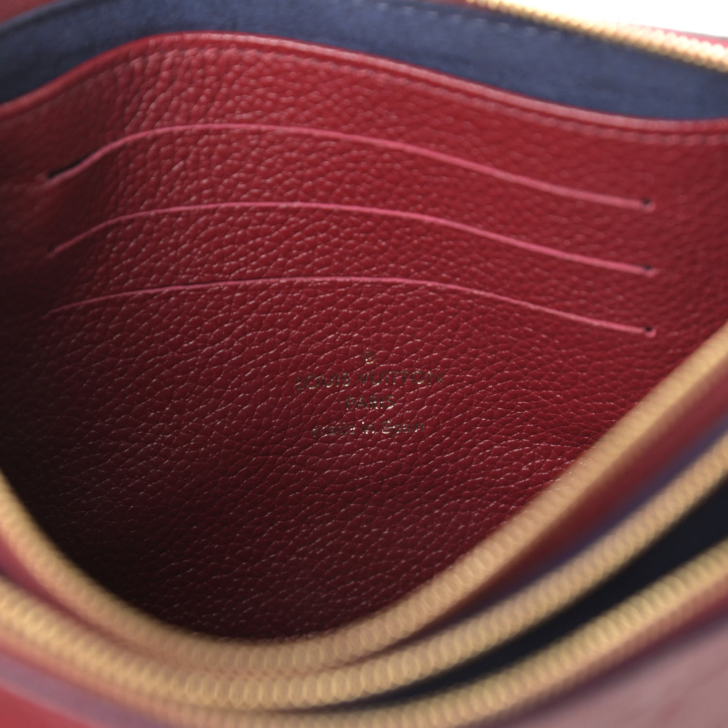 Empreinte Double Zip Pochette Cherry Berry