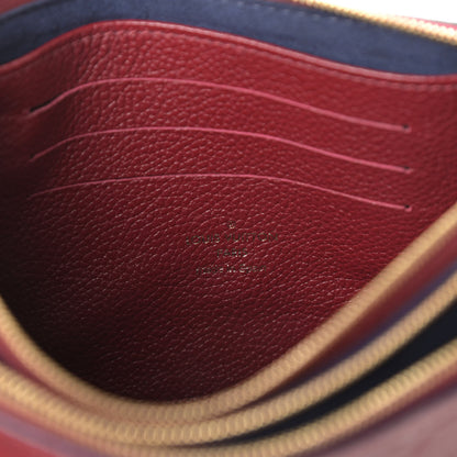 Louis Vuitton Empreinte Double Zip Pochette Cherry Berry 7 of 10