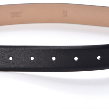 Chanel Calfskin Belt 95 38 Black 8 of 8