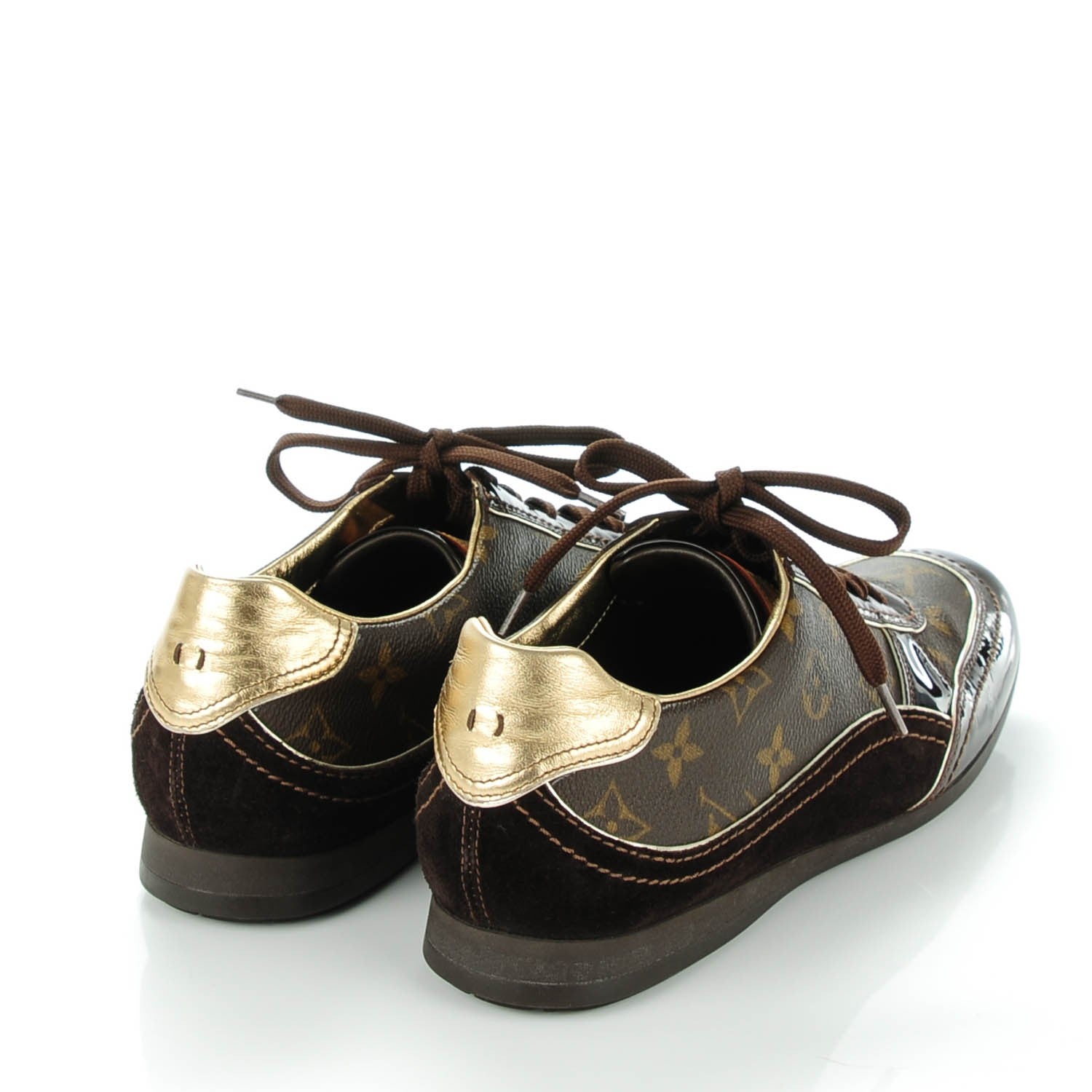 Louis Vuitton Patent Monogram Globe Trotter Sneakers 39.5 4 of 8