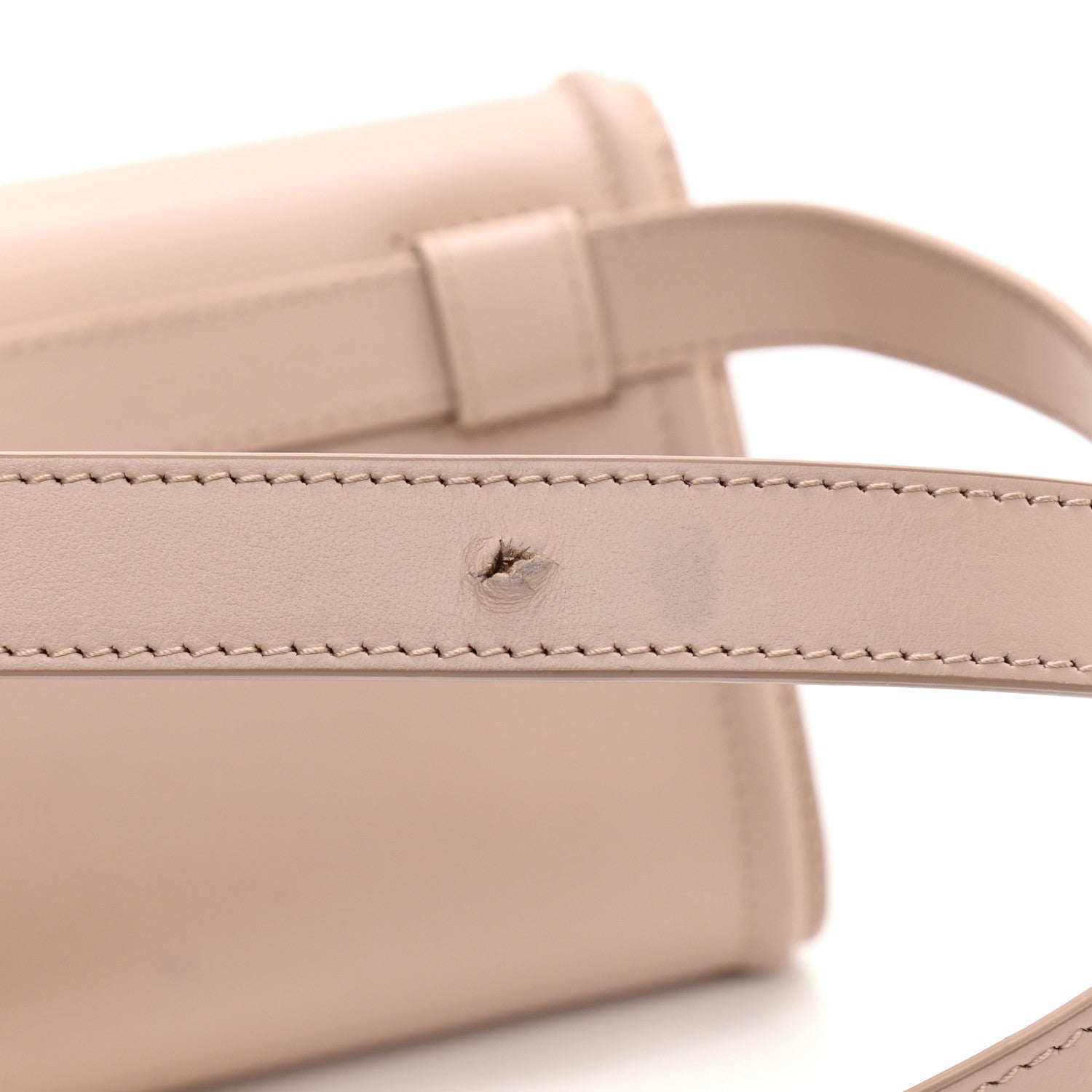 Dolce & Gabbana Agnello Vitello Devotion Belt Bag 95 38 Rosa Laminato 11 of 15