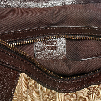 Gucci Monogram Interlocking G Tote Dark Brown 8 of 9