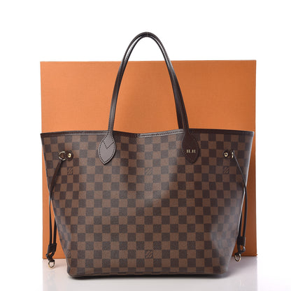 Louis Vuitton Damier Ebene Neo Neverfull MM Rose Ballerine 14 of 14