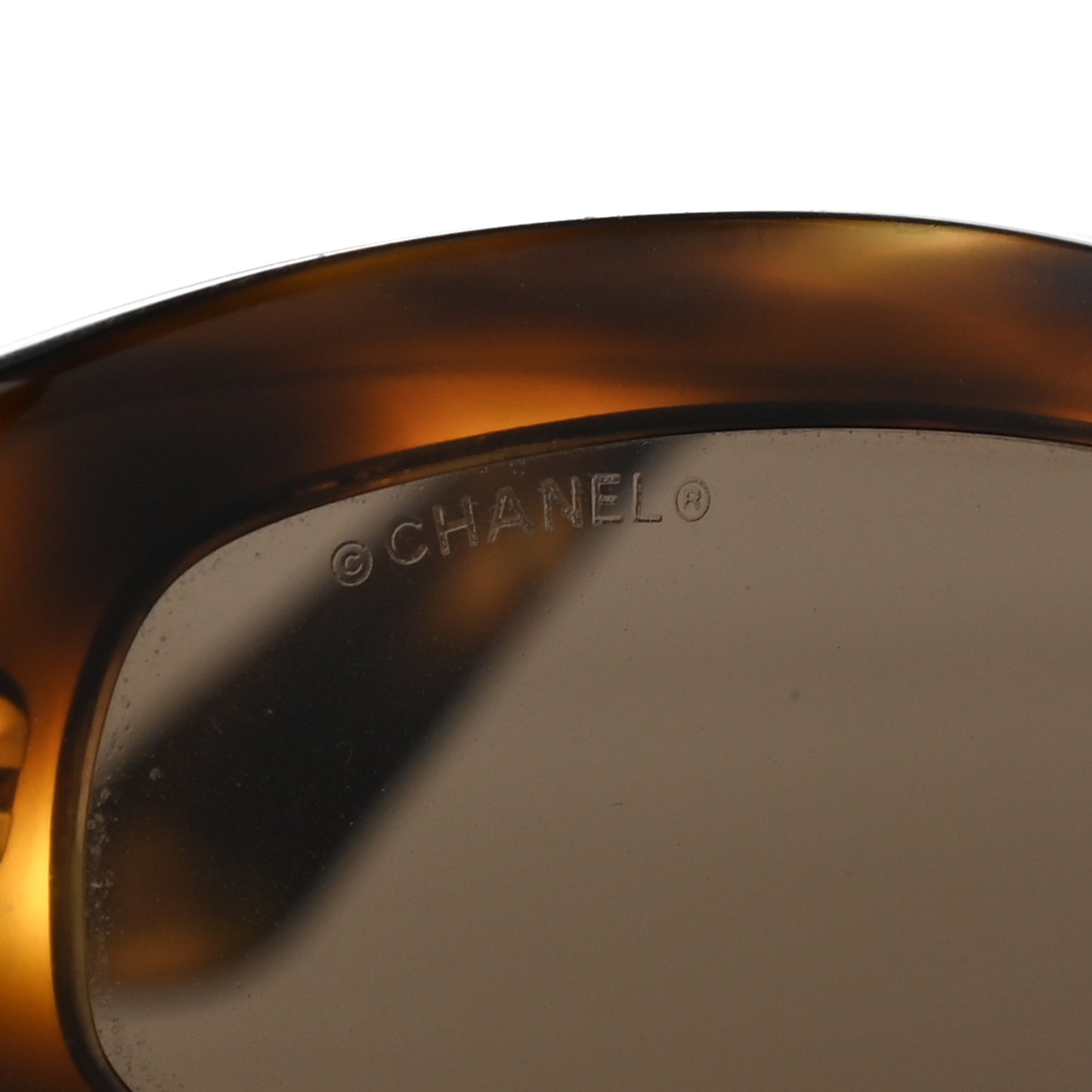 Acetate Quilted CC Sunglasses 5014 Tortoise