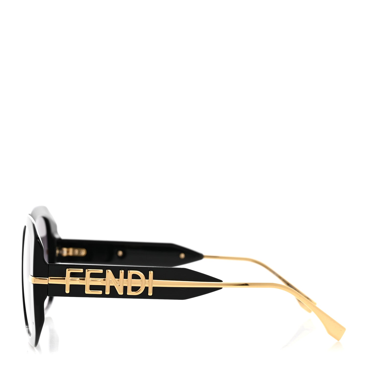 Fendi Acetate Fendigraphy Sunglasses FE40065I Black 3 of 8