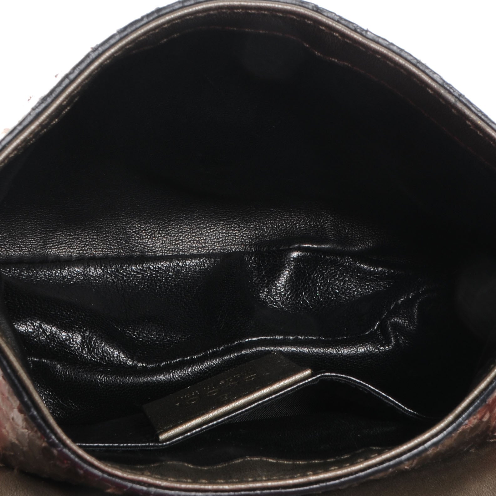 Gucci Python Small 1973 Chain Shoulder Bag Gunmetal 5 of 7