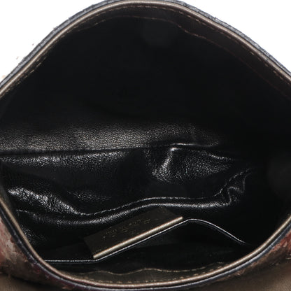 Gucci Python Small 1973 Chain Shoulder Bag Gunmetal 5 of 7