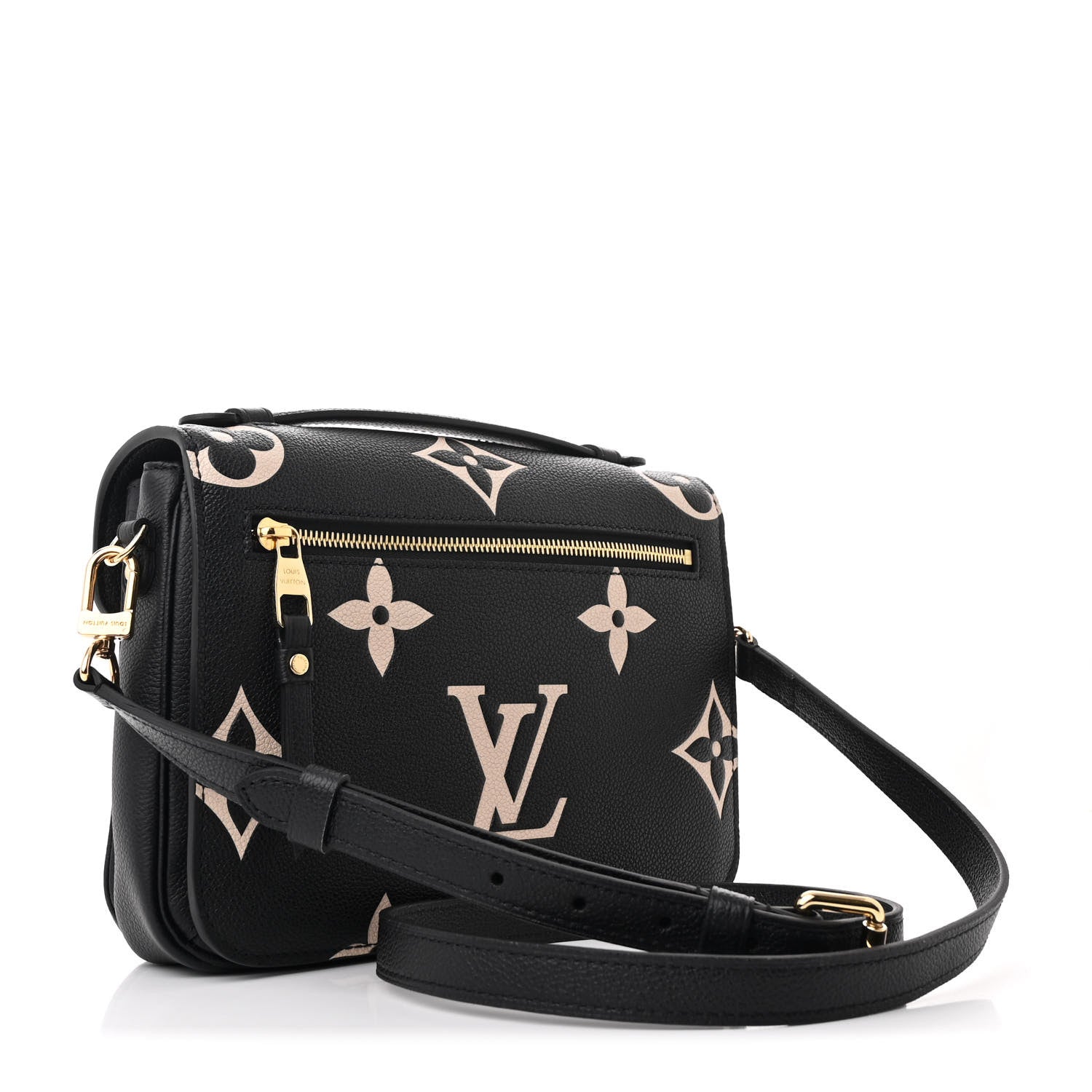 Louis Vuitton Empreinte Monogram Giant Pochette Metis Black Beige 3 of 11