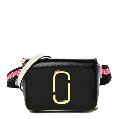 Marc Jacobs Saffiano Hip Shot Belt Bag Black Multicolor 1 of 9