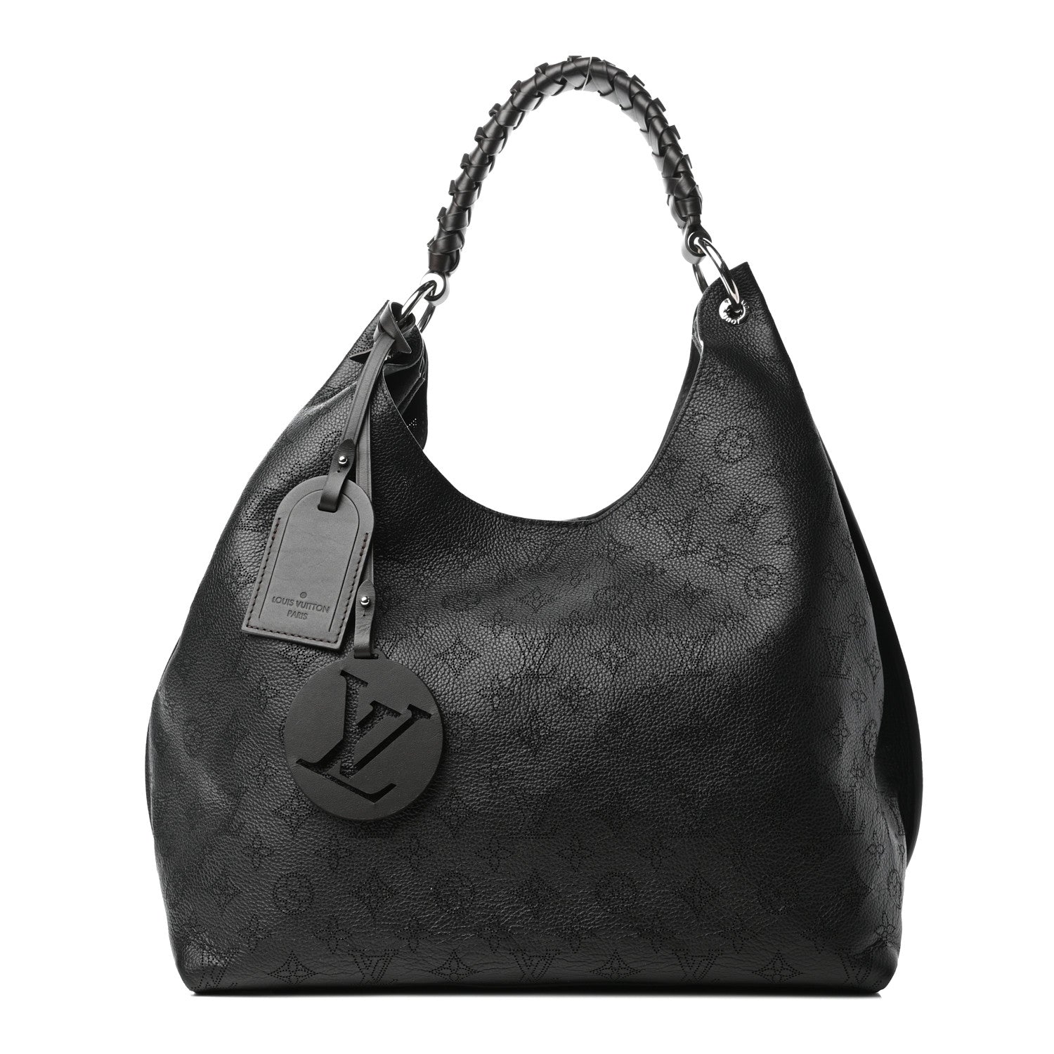 Louis Vuitton Mahina Carmel Hobo Black 1 of 9
